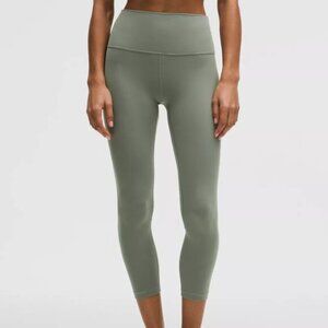 Lululemon Align High Rise Crop 23" Willow Leaf Size 8 NWOT
